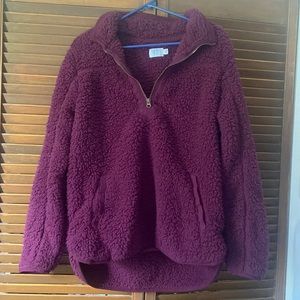 Time and Tru Purple Sherpa - L